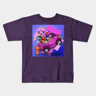 Clown Car Wreck Kids T-Shirt